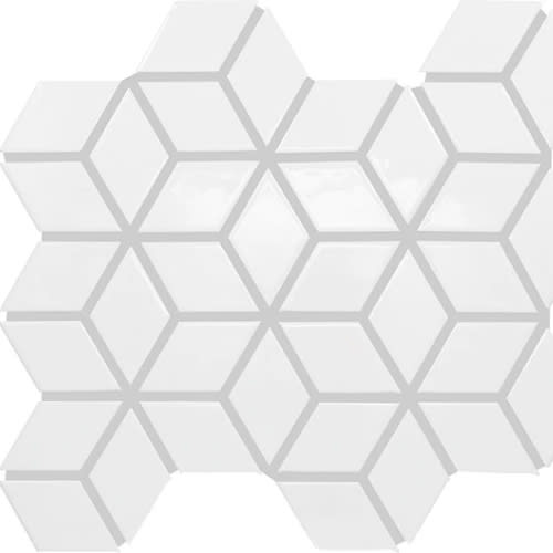 Color Wheel Retro In Arctic White 3D Cube