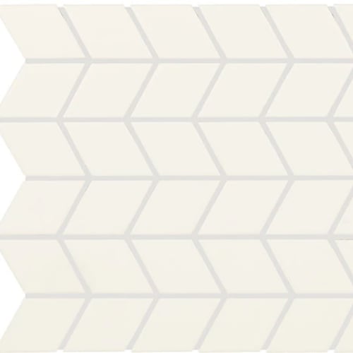 Color Wheel Retro In Matte Arctic White Chevron