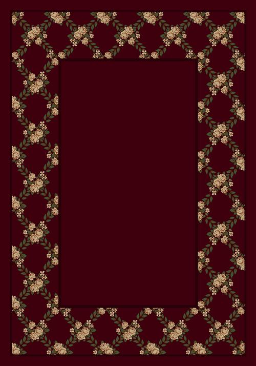Rose Bower-10806 Cranberry Ii 5'4"X7'8" Rectangular