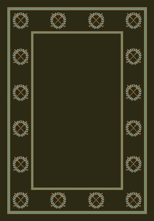 Rutherford-11506 Olive 5'4"X7'8" Rectangular