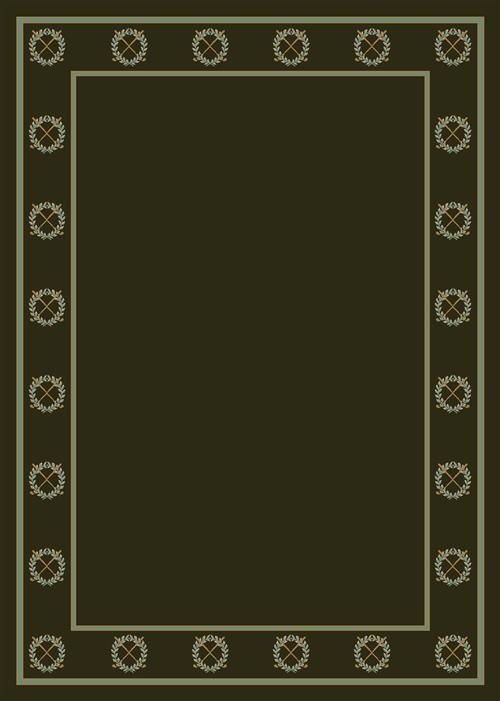 Rutherford-11506 Olive 7'8"X10'9" Rectangular