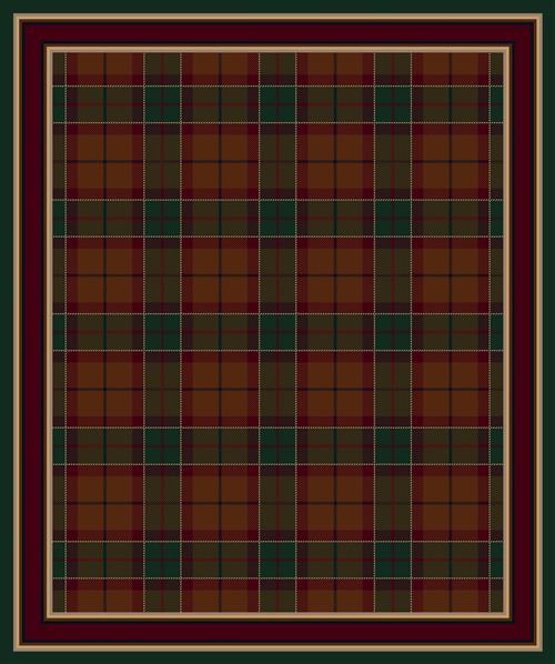 Magee Plaid-05906 Amber Emerald Ii 10'9"X13'2" Rectangular