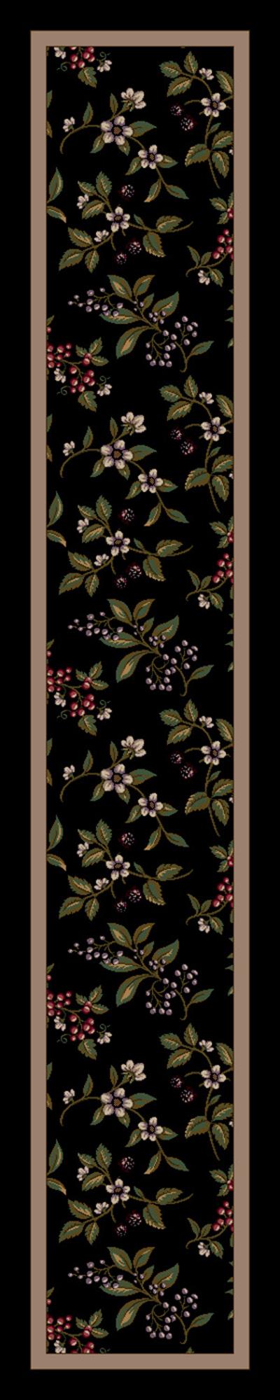 Wildberry-13006 Onyx 2'4"X11'8" Runner