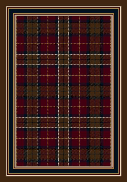 Magee Plaid-10006 Garnet Ii 2'4"X15'6" Runner
