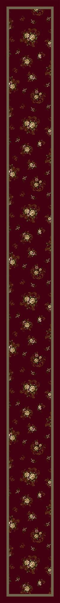 Cameo Rose-10006 Garnet Ii 2'4"X23'2" Runner