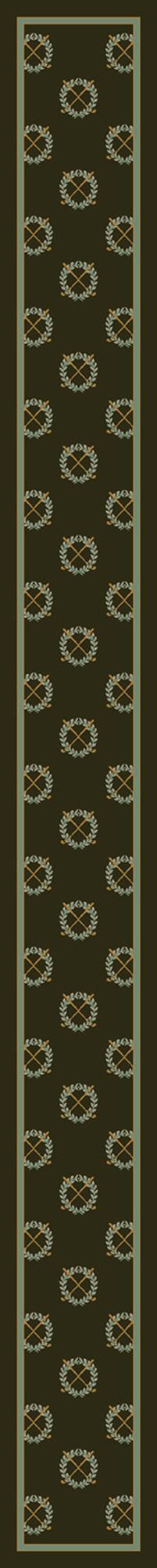 Rutherford-11506 Olive 2'4"X23'2" Runner