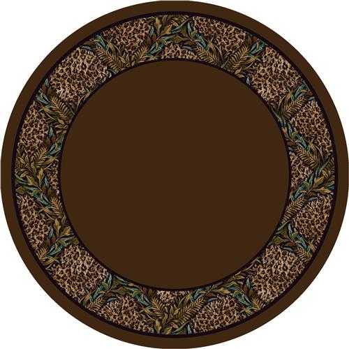 Nakura Trellis-04306 Leopard 7'7"X7'7" Round