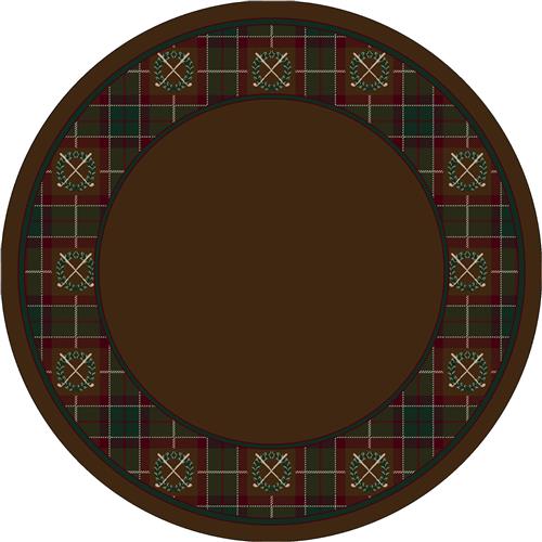 Country Clubs-05006 Dark Amber 7'7"X7'7" Round