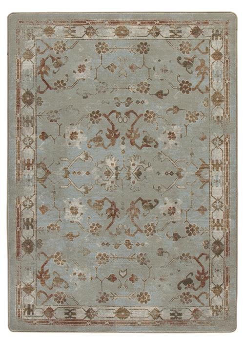 Croft-Subtle Aqua 7'8"X10'9" Rectangular