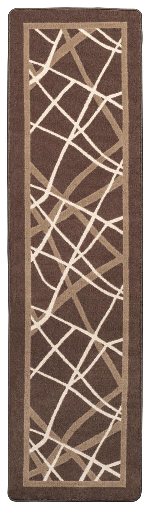 Cordas-Sepia 2'1"X7'8" Runner