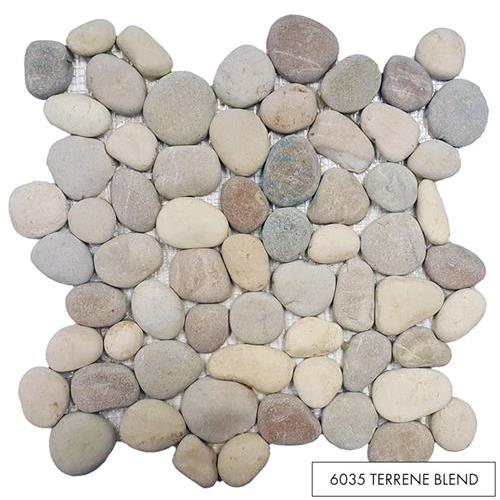 River Rock Pebbles in Terrene Blend Natural Stone