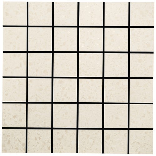 Alaska In Bone Mosaic 2"X2"