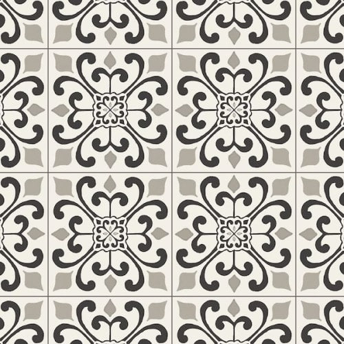 Cushionstep Amador Medallion In Heirloom Gray 12'