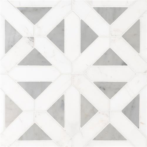 Bianco Dolomite In Bianco Dolomite - Geometrica