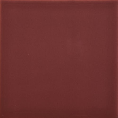 Cursive In Oxblood 6"X6"