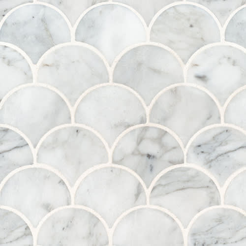 Calacatta Cressa In Calacatta Blanco Scallop Polished