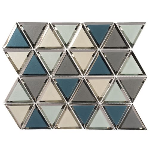 Pinwheel Collection in Carnival Spin Glass Tile