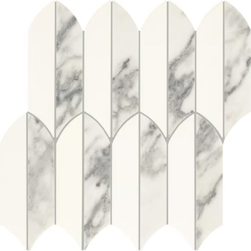 Eclessia Marble In Arabescato Argento Blend Feather