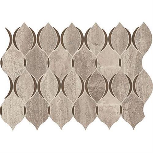 Predella In Reverent Taupe Blend Mosaic (Modern Lantern) Mosaic (Modern Lantern) - 11X7