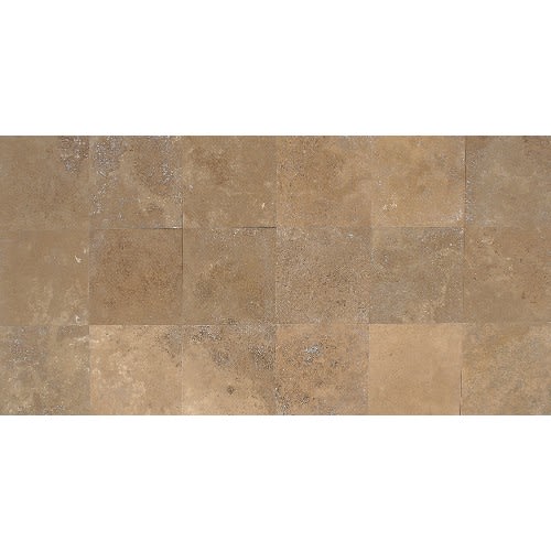Travertine Collection In Noce 18X18 Honed