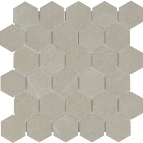 Solara in Meriva-2" Hex Mosaic Tile
