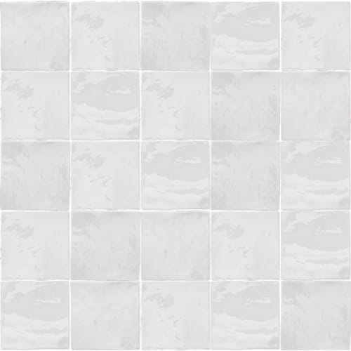 Flash in White 5x5 Tile