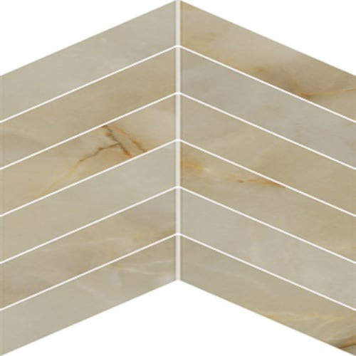 Alustra In Opulent Beige Onyx Polished Chevron