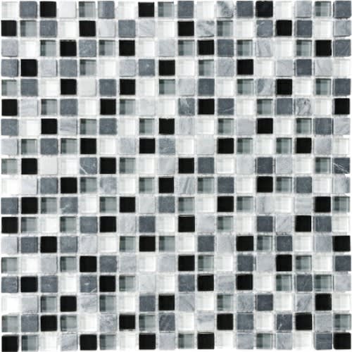 Bliss in Midnight 12x12 Mosaics Natural Stone