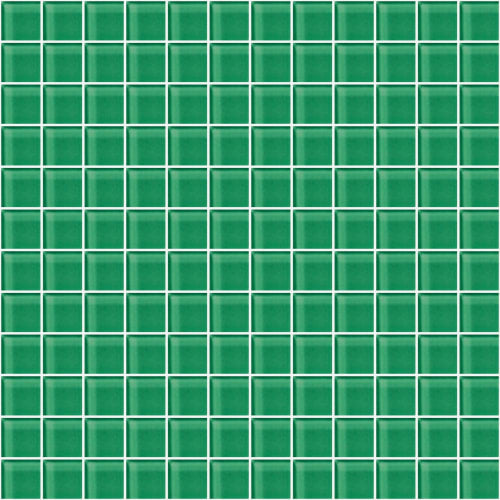 Glass Blox In Green Glow 1"X1"