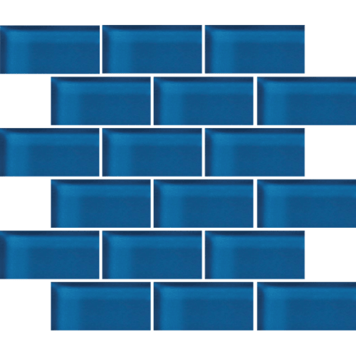Glass Blox In Sapphire 2"X4"
