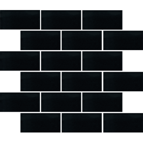 Glass Blox In Black Magic 2"X4"