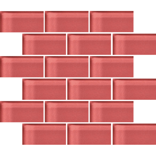 Glass Blox In Rose Aura 2"X4"