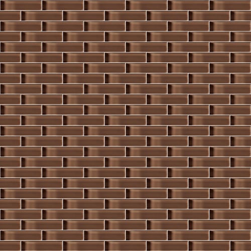 Glass Blox In Coffee 1/2"X2"