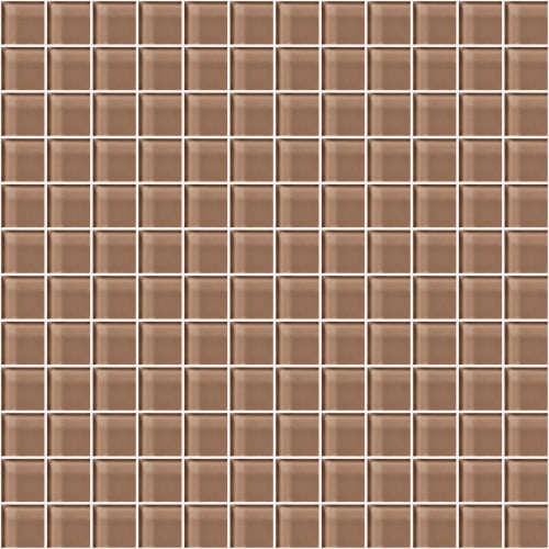 Glass Blox In Latte 1"X1"