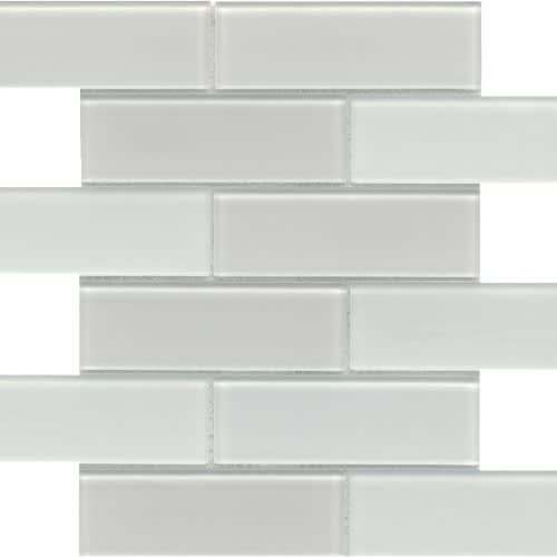 H2O in Ivory Glass Tile