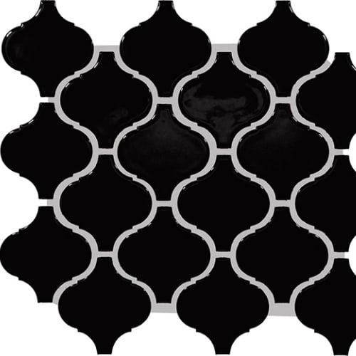 Color Wheel Retro In Black Arabesque