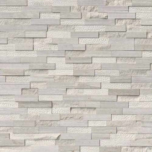 Rockmount Stacked Stone Collection In White Oak Multi Finish