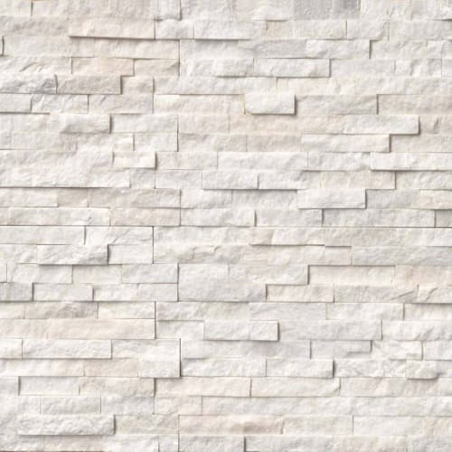 Rockmount Stacked Stone Collection In Arctic White