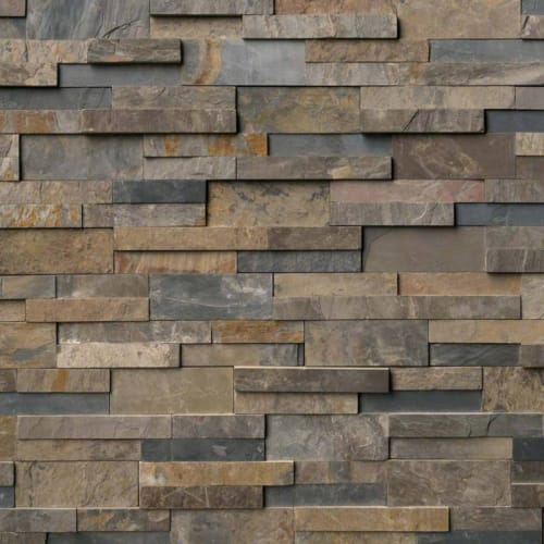 Rockmount Stacked Stone Collection In Rustic Gold