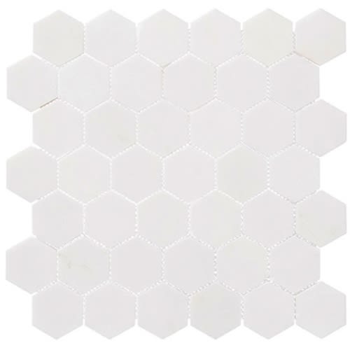 Colonial Collection - 2" Hex in Light Canopy (2" Hex) Glass Tile