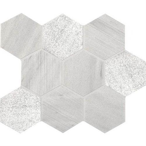 Haven Point In Candid Heather 4 In. Hexagon Mosaic - 4X4