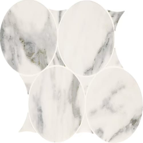 Eclessia Marble In Arabescato Argento Circle