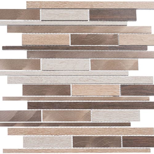 Maison De Luxe Collection - Random Brick in Cashmere Drive Glass Tile