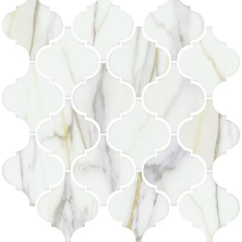 Mythique Marble In Calacatta Matte Arabesque