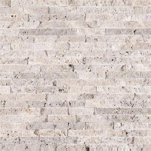 Silver Travertine In Silver Travertine - Splitface