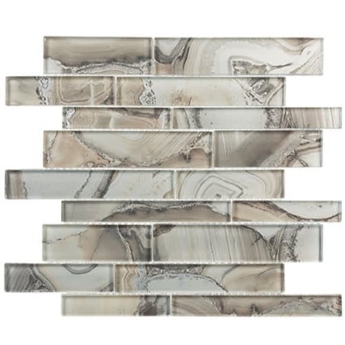 Magical Forest Collection - Random Brick in Snow Palace Brick Glass Tile