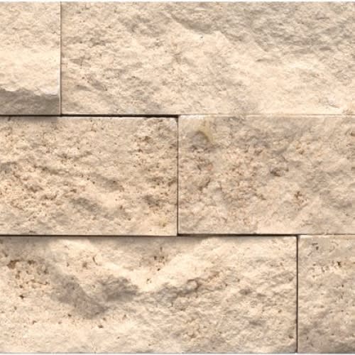 Structure in Structure Stacked Ledger Beige (Travertine) 6ù X 24ù Natural Stone