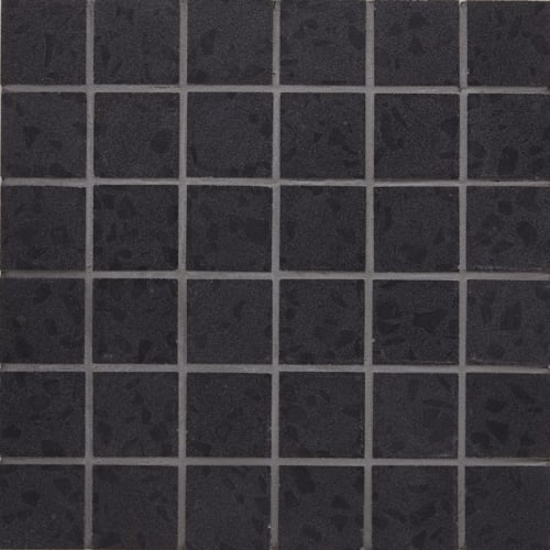 Terrazo in Black Mosaic Tile