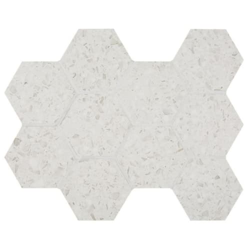 Terrazo In White Hex