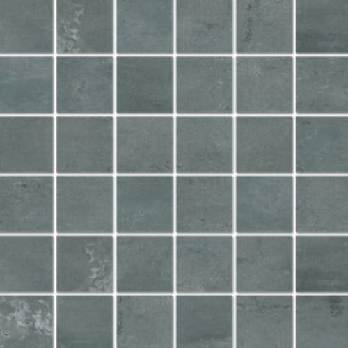 Aged Concrete in Blue - 2x2 Mosaic Tile